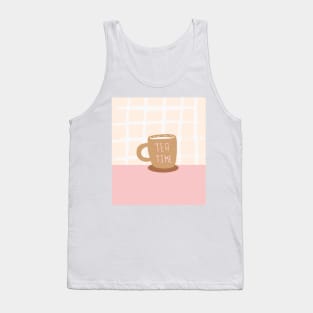 Tea Time #illustration #digitalart Tank Top